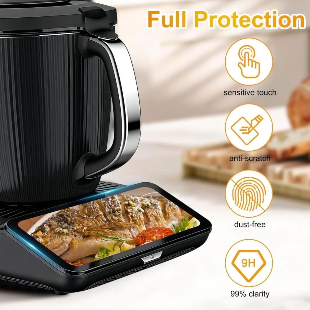 Premium Tempered Glass Screen Protector - Crack & Scratch Resistant Blender Kitchen Accessory