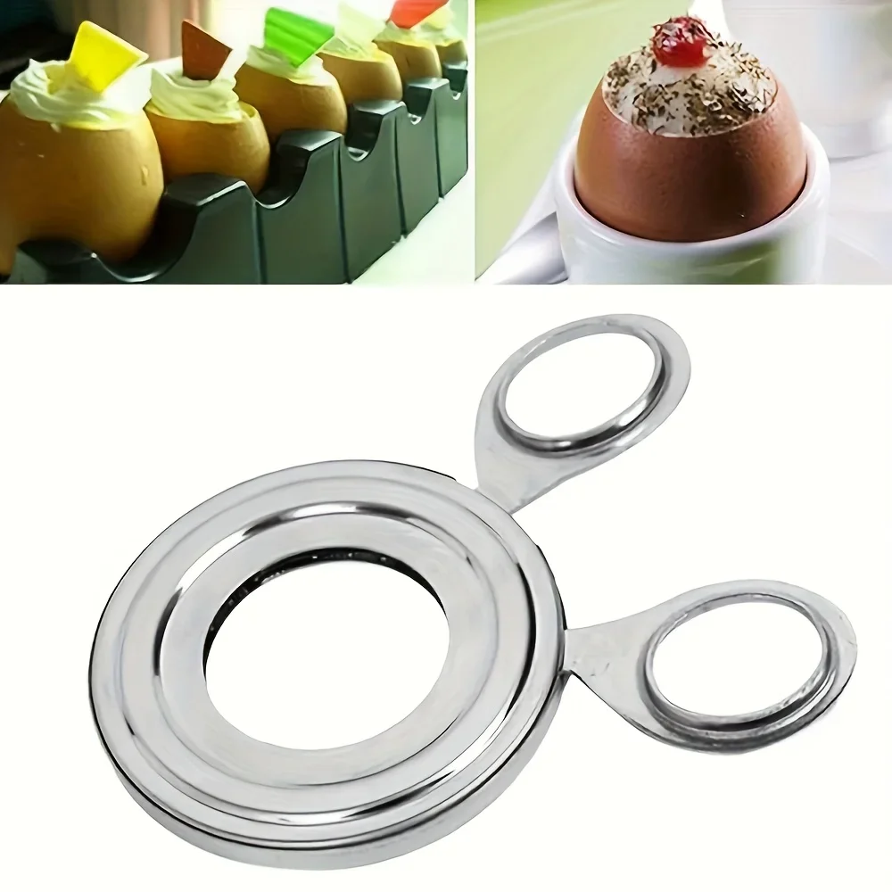 1pc Portable Stainless Steel Egg Lover'S Portable Egg Tool - Easy To Break Perfect for Home Use, Durable Kitchenware