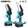 4inch/6inch Electric Mini Chain Saws Pruning ChainSaw Cordless Garden Tree Logging Trimming Saw Wood Cutting  For Makita 18V 1