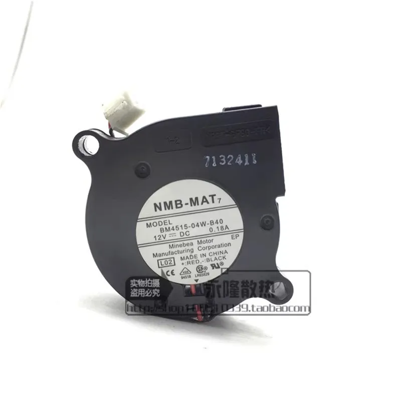 

Оригинальный двухшаровой турбинный вентилятор 4,5 см, 45*45*15 мм, 12 В, а