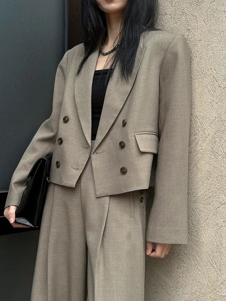 Рисунок 6 - Винтажный двубортный свободный Блейзер BJTZ для женщин