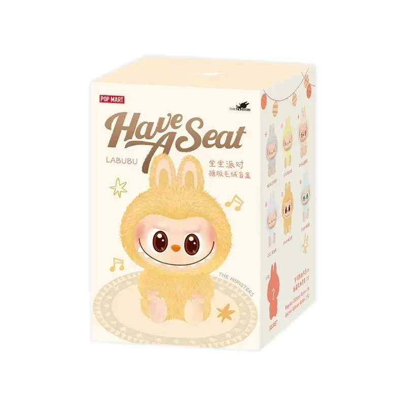 thumbnail image 1 of Figura de anime de preventa The Monsters Labubu Sit-down Party Series, caja ciega de vinilo, colgante, colección de muñecas, decoración, regalo para novia, 1 of 5
