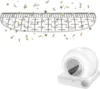 TONEPIE Automatic Cat Litter Box Accessories Bin Door Bottom Capsule Ventilation Screen Filter Mesh for Pet Toilet Replacement 6