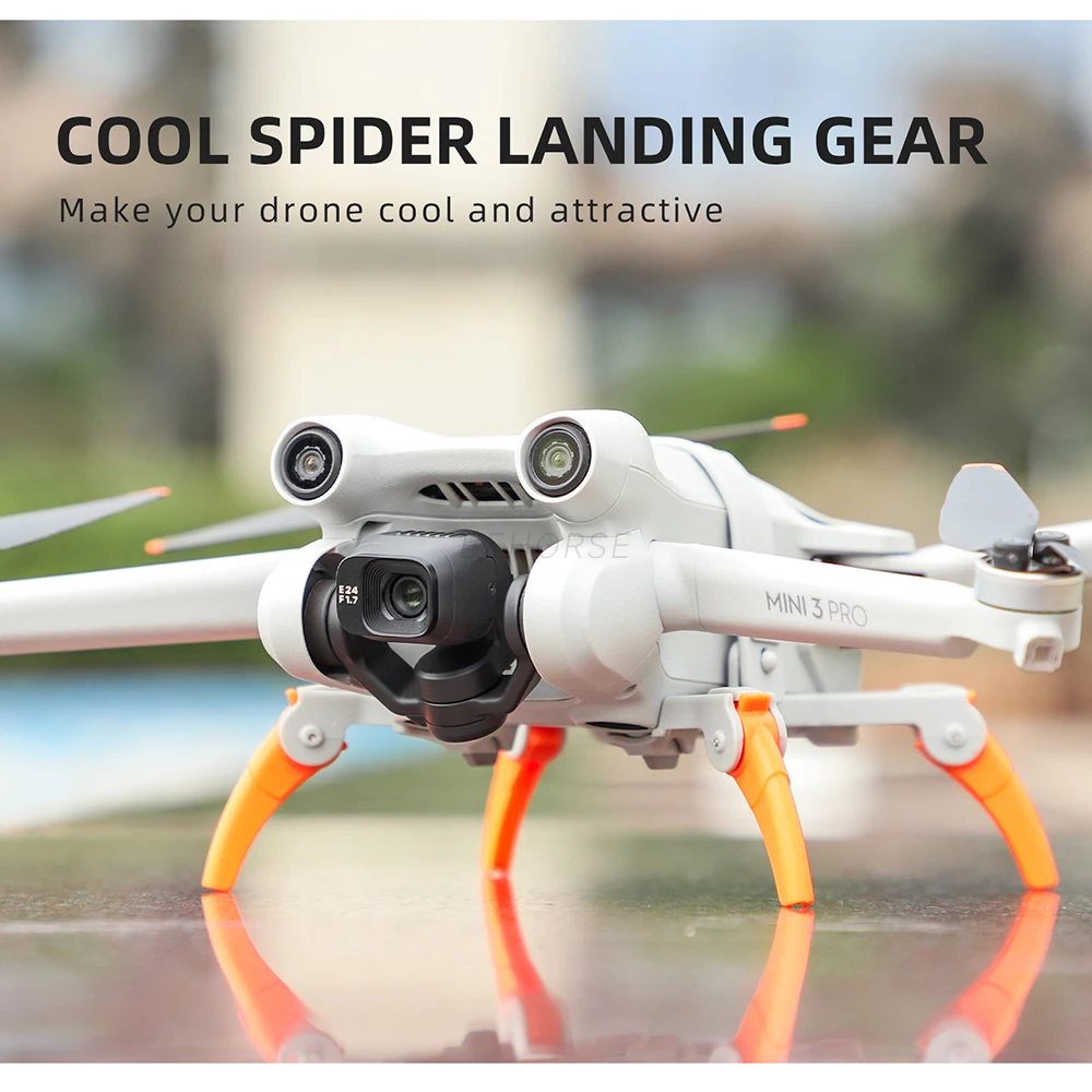 Foldable Landing Gear for Mini 3 Pro Quick Release Expansion Support Leg Protector for DJI Mavic 3/mini 2/Air 3 Drone Accessory