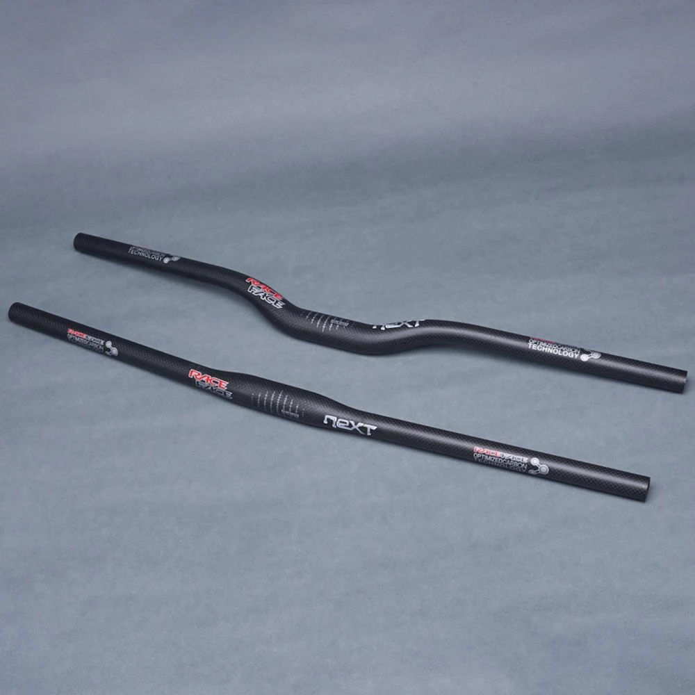 RaceFace Next Matte 3K Carbon Fibre Bike Mountain Bicycle MTB Handlebar Horizontal / One-shaped Handle bar 31.8mm