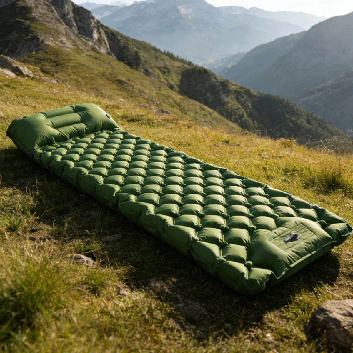  slider image of Inflatable mattress, outdoor camping