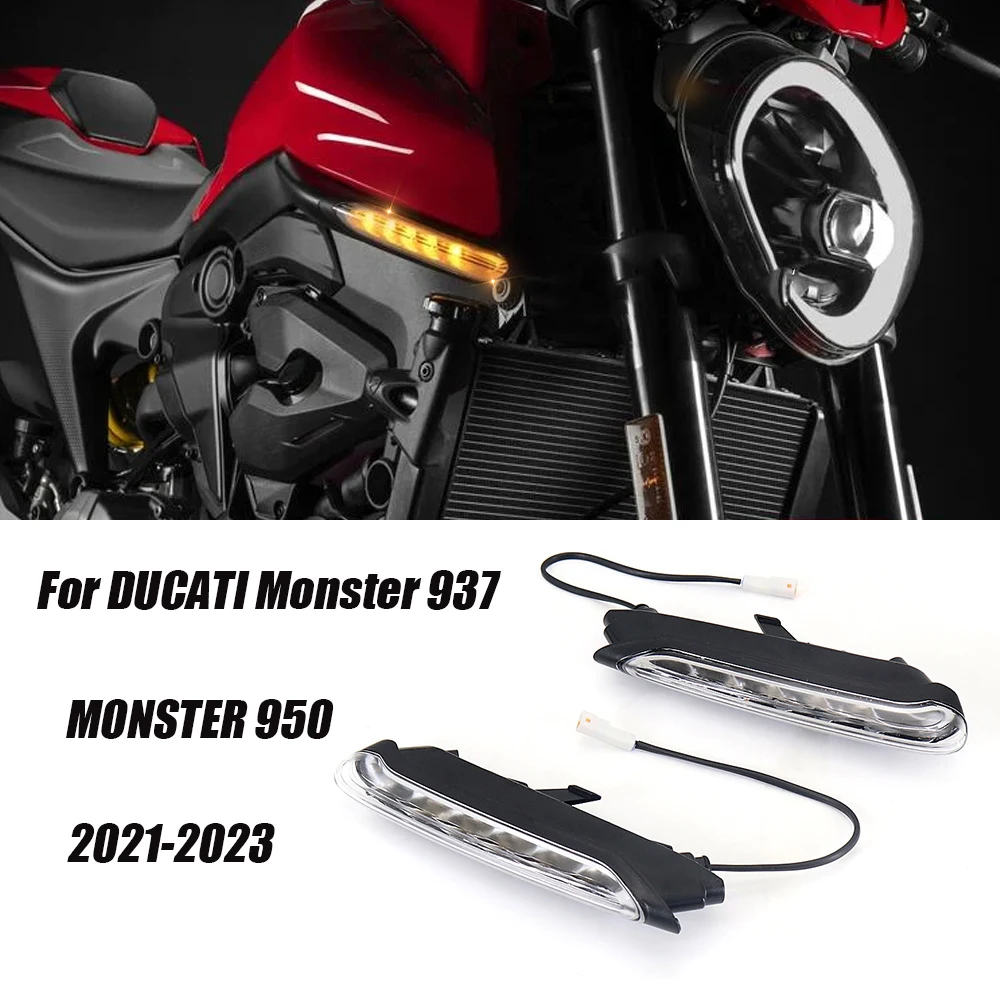 

Motorcycle LED Turn Signal Light Day and Night Indicator For Ducati Monster 950 MONSTER monster 937 2021 2022 2023 Warning Light