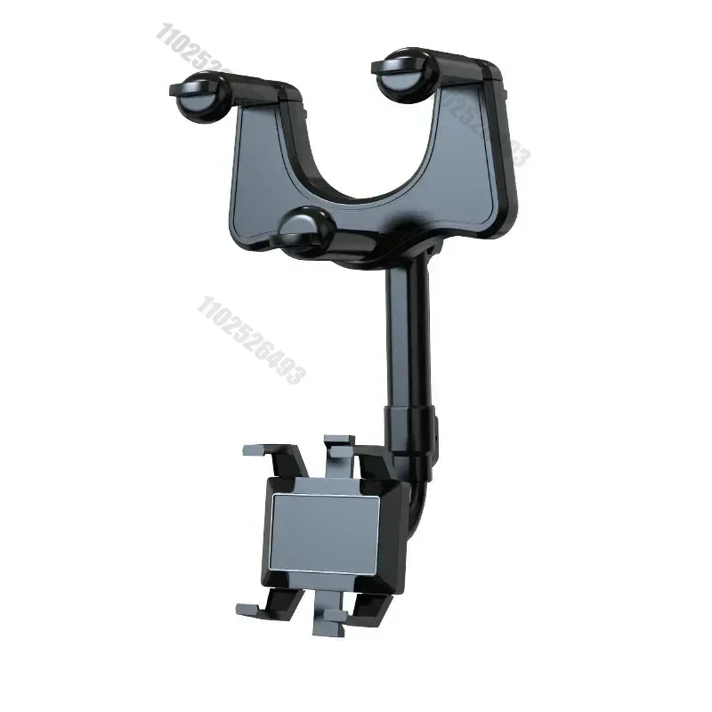 Universal Clip Rotatable And Retractable Car Phone Holder Rearview Mirror Driving Recorder Bracket GPS Mobile Phone Support