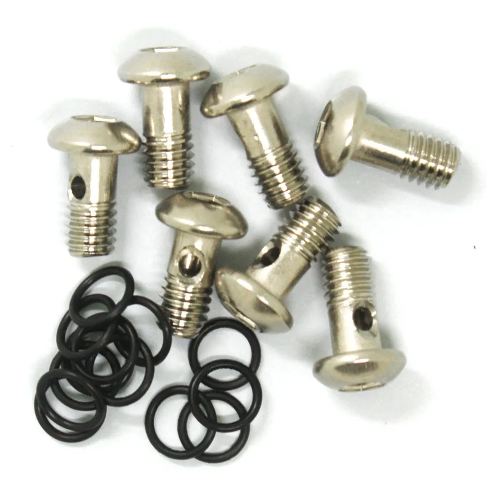 Boulon Banjo De Frein Shimano XT M8020/M8100 / SLX M7100 - Vis + Joints (lot De 3)