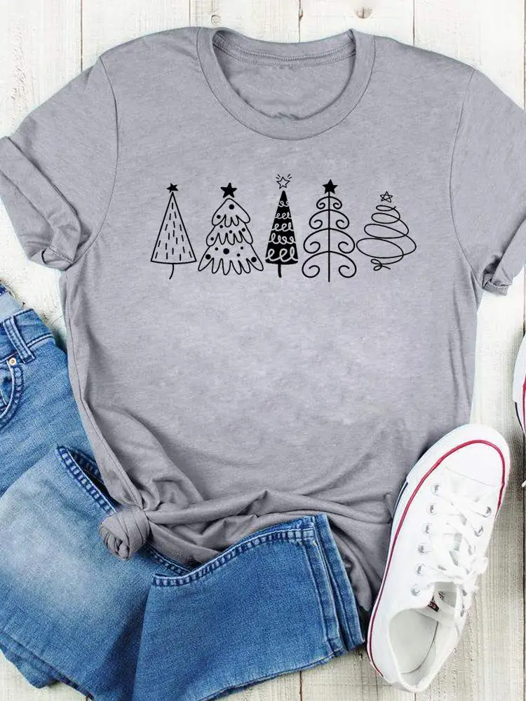 

Женская футболка с принтом и коротким рукавом