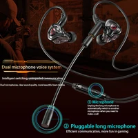 Casque de jeu avec interface 3,5 mm/Type-C/USB, son surround à 360°, basses HiFi, double microphone intra-auriculaire, compatible PUBG avec faible latence. 6