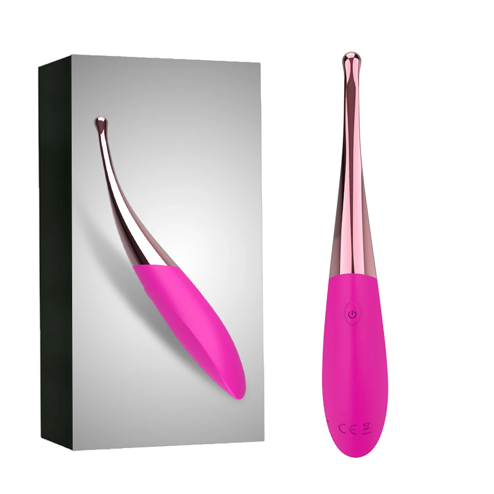 Kraftfull 3-i-1 g-punktsvibrator klitoris massage och bröstvårtor_voghion.com