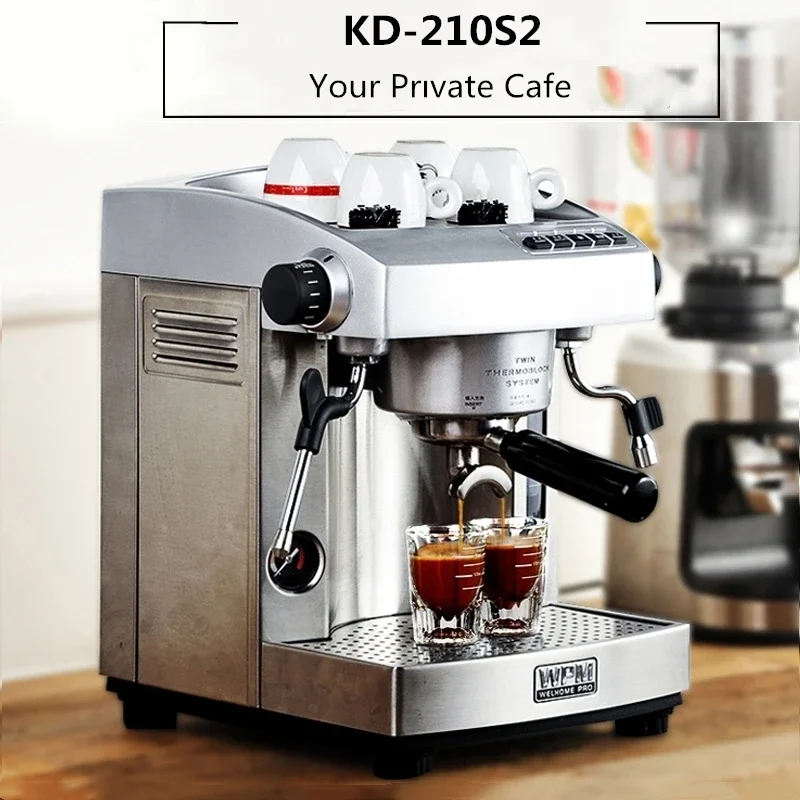 Wpm Macchina Per Caffè Al Latte A Vapore Semiautomatica Italiana Temperatura Dell'Acqua Regolabile, Vapore, Pulizia Automatica Riscaldamento A Doppia 