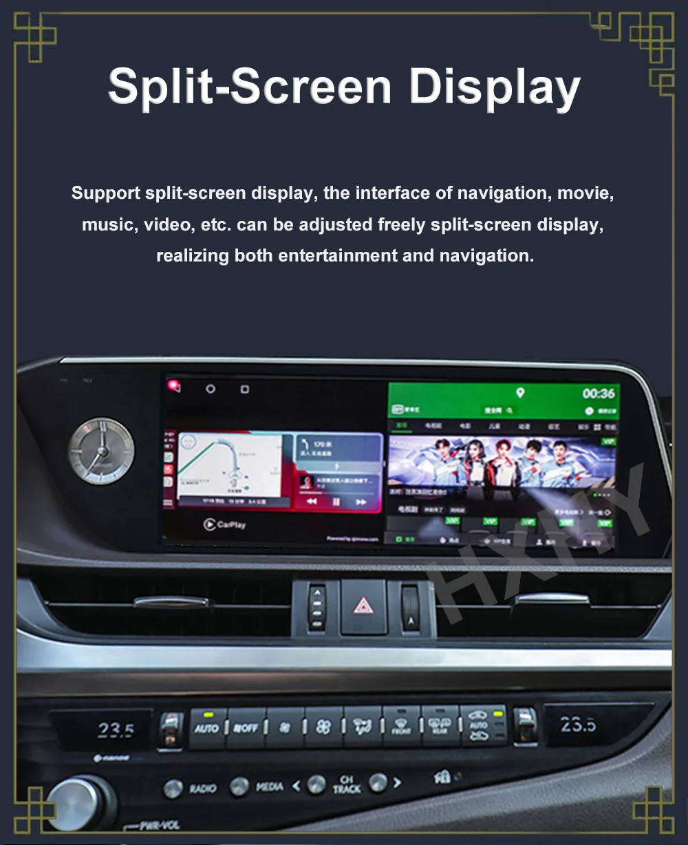 Android 13 Qualcomm 8+128G For Lexus CT CT200 CT200h 2010-2020 Auto Carplay Car