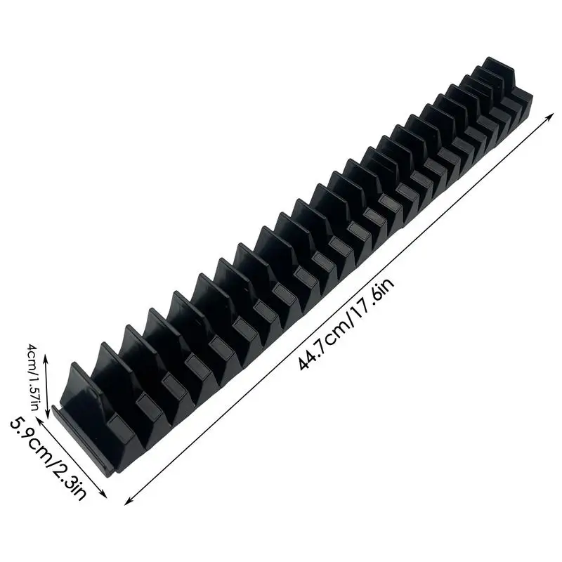 Magnetic Wrench Organizer Rack for Toolbox Wrench Holder Space-Saving Design Holds Up to 23 Wrenches Tool Drawer Storage Shelf