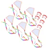 Interesting Blank Kites Painting Kites Funny Kites Kids Accessory Mini Teaching Kite Children'S Blank DIY Kite Handdrawn 5