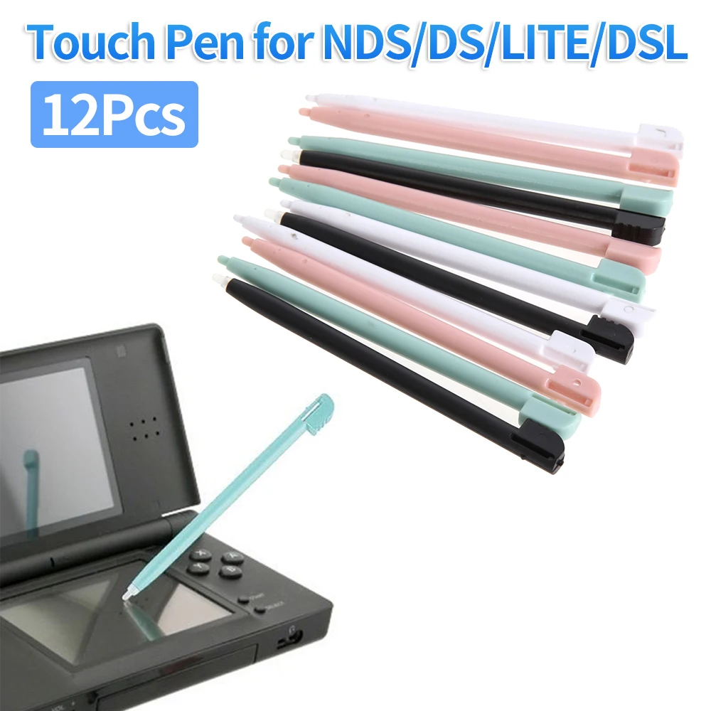 12pcs Touch Screen Stylus Pen Multi Colors Touch Screen Stylus Pencil High Precision Plastic for NINTENDO NDS/DS/LITE/DSL