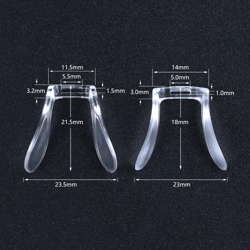 Eyeglasses Nose Pads,BEHLINE 5 Pairs Round Push-in Glasses