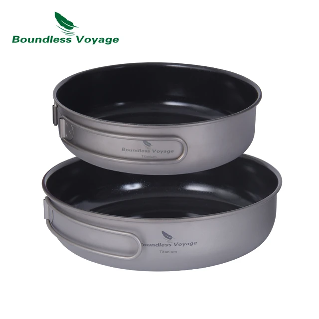 Boundless Voyage-Ensemble de casseroles et poêles en titane, tasse  portable, cuisinière ultralégère, ustensiles de cuisine pliants, camping et  randonnée en plein air - AliExpress