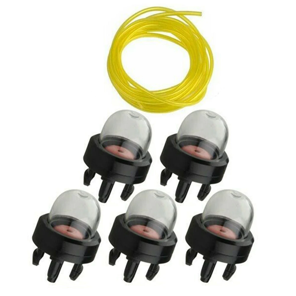 

5PCS Plastic Fuel Primer Bulb 1M Fuel Line For Ryobi For Stihl For Talon Trimmer Whipper Snipper Home Garden Tools Accessories