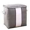 Zippered Storage Bag for Closet King Comforter Pillow Quilt, Bedding, Clothes, Blanket Organizers with Carry Handles Space Saver 3