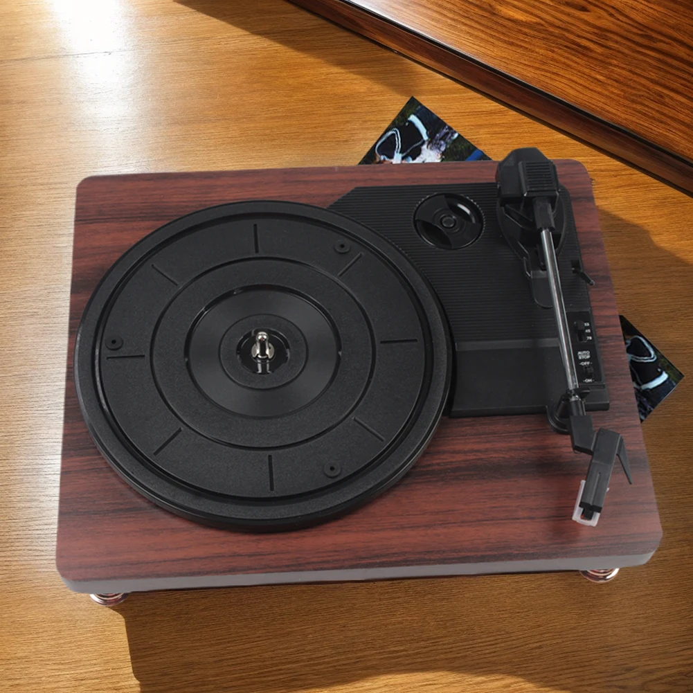 레트로 비닐 레코드 플레이어, 33 RPM, 45 RPM, 78RPM 턴테이블 레코드 플레이어, 내장 스피커, 축음기 레코드 플레이어, 홈 데코레이션