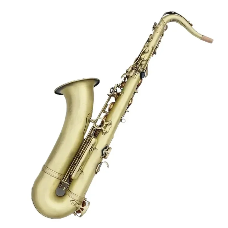 High Quality France 54 Professional Tenor Saksafon B Solid Ancient Baker Simulation Pirine Steel Tenor Sax Music Time