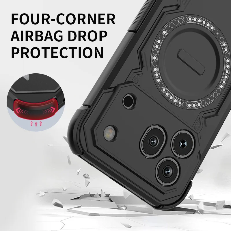 Advanced Heat Dissipation Case with Lens Protection and Magnetic Wireless Charging