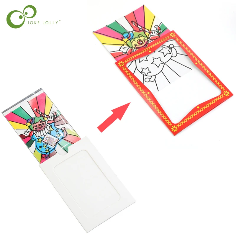 Color Changing Clown Card 3 Size Option Children Adult Easy To Play Magic  Tricks Props Close-up Magic Tricks For Beginner Ddj - Magic Tricks -  AliExpress