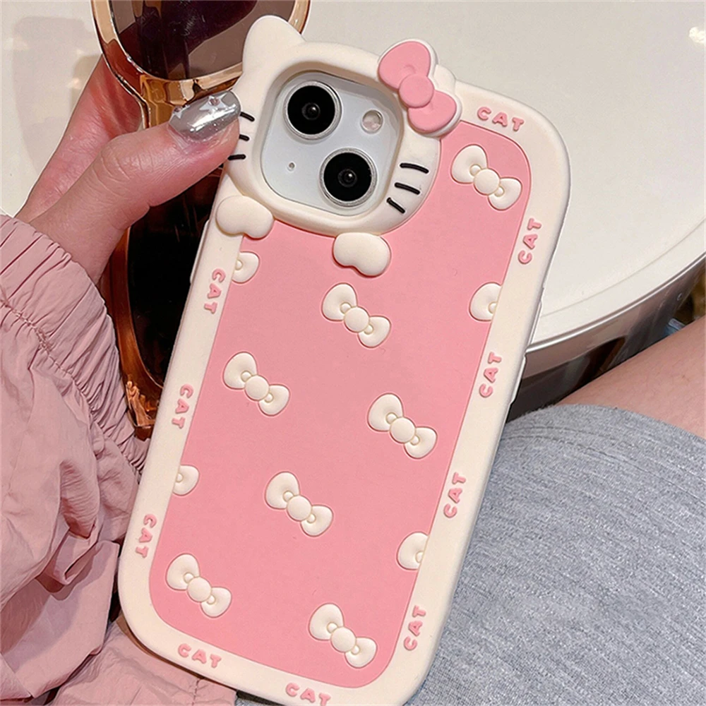 Schattige Cartoon Dieren Doorzichtige Telefoon Hoesje Voor Iphone 15 14 13 Pro Max 12 11 Transparante Beer Pinguïn Anti-Drop Zachte Achterkant