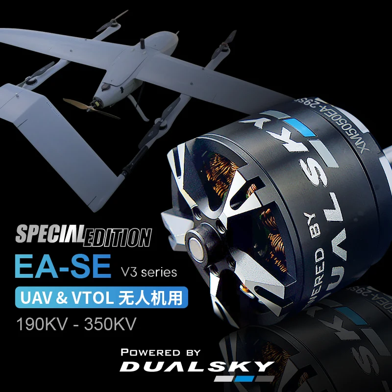 

DUALSKY XM5050EA 250KV XM5060EA 350KV XM6352EA 280KV 240KV XM6360EA 220KV 190KV Brushless Motor for UAV VTOL RC Drones