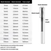 3-20mm HSS Machine Spiral Reamer H7 Rotary Tool Straight Shank Drilling Wood Steel Aluminum Copper Chucking Milling Cutter 2