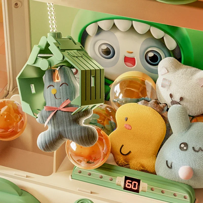 Children's New Crane Machine Capsule Toys Small Household Coin-operated Electric Doll Twister Game Machine Toys Holiday Gift 4