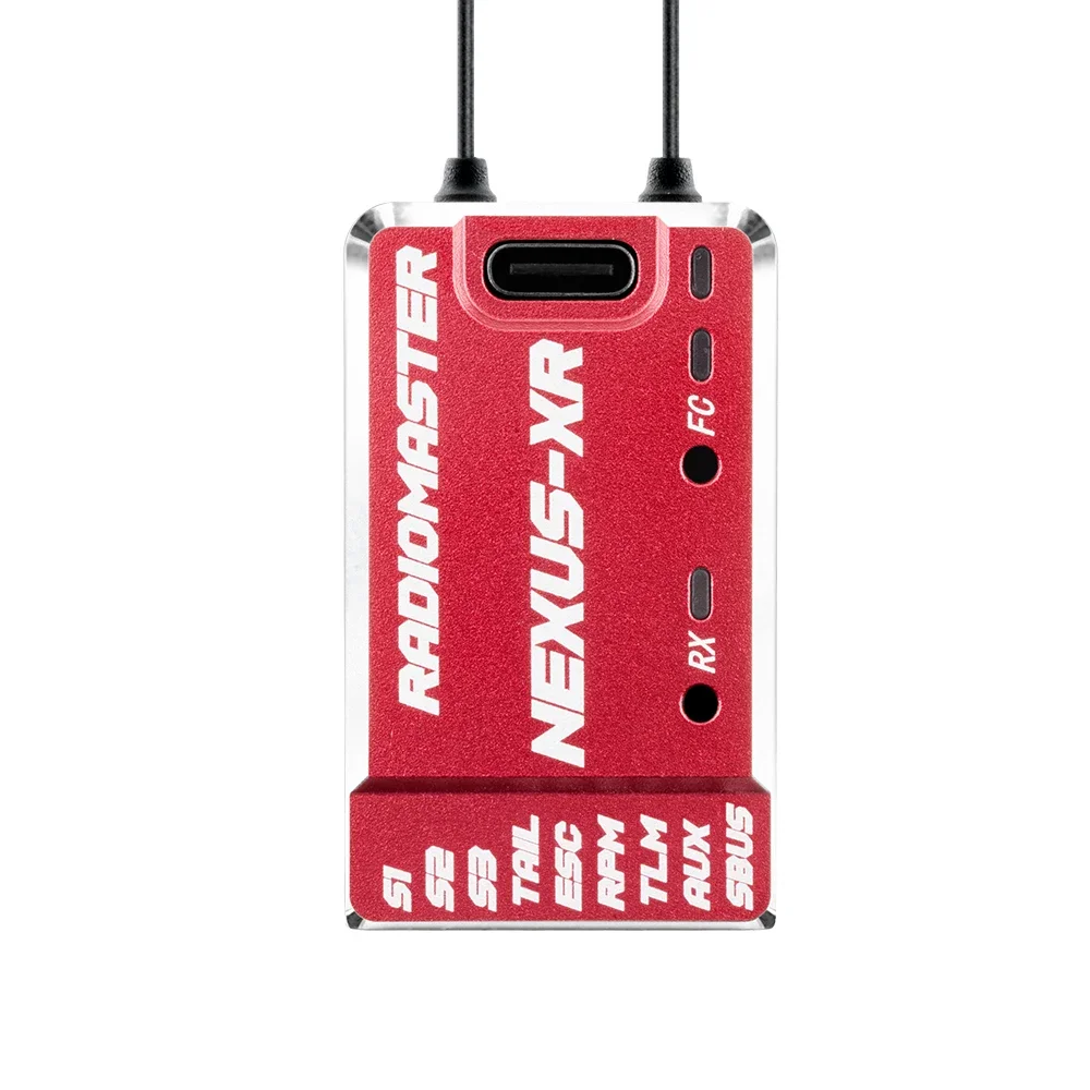 Récepteur ExpressLRS 2.4GHz SX1281 avec câbles de liaison pour hélicoptère RC