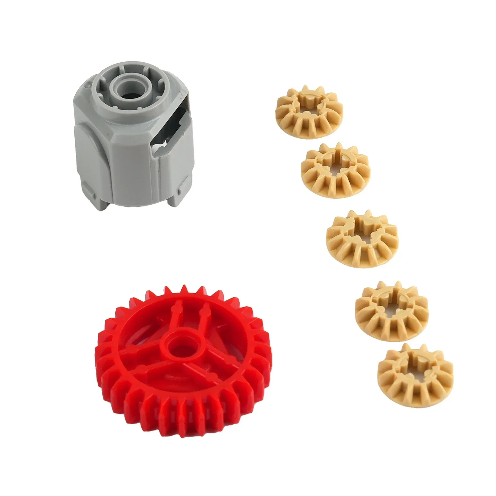Gears Differentials Technology Building Blocks Parts Assembles MOC Bricks Modification Toys Accessories 1/4/8PCS puzzle building block toy technical bricks
