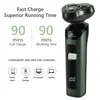 Electric Shaver LCD Digital Display Three-head Floating 4 In 1 Razor Rechargeable Smart Razor Waterproof Shaver Type-C charge 6