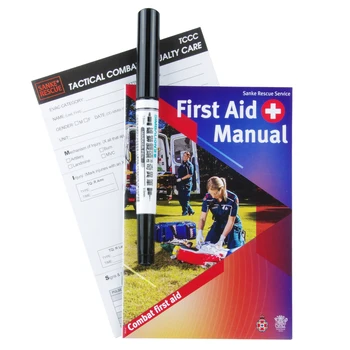 Sanke Rescue TCCC Card and Marker Injury Record Cards First Aid Manual