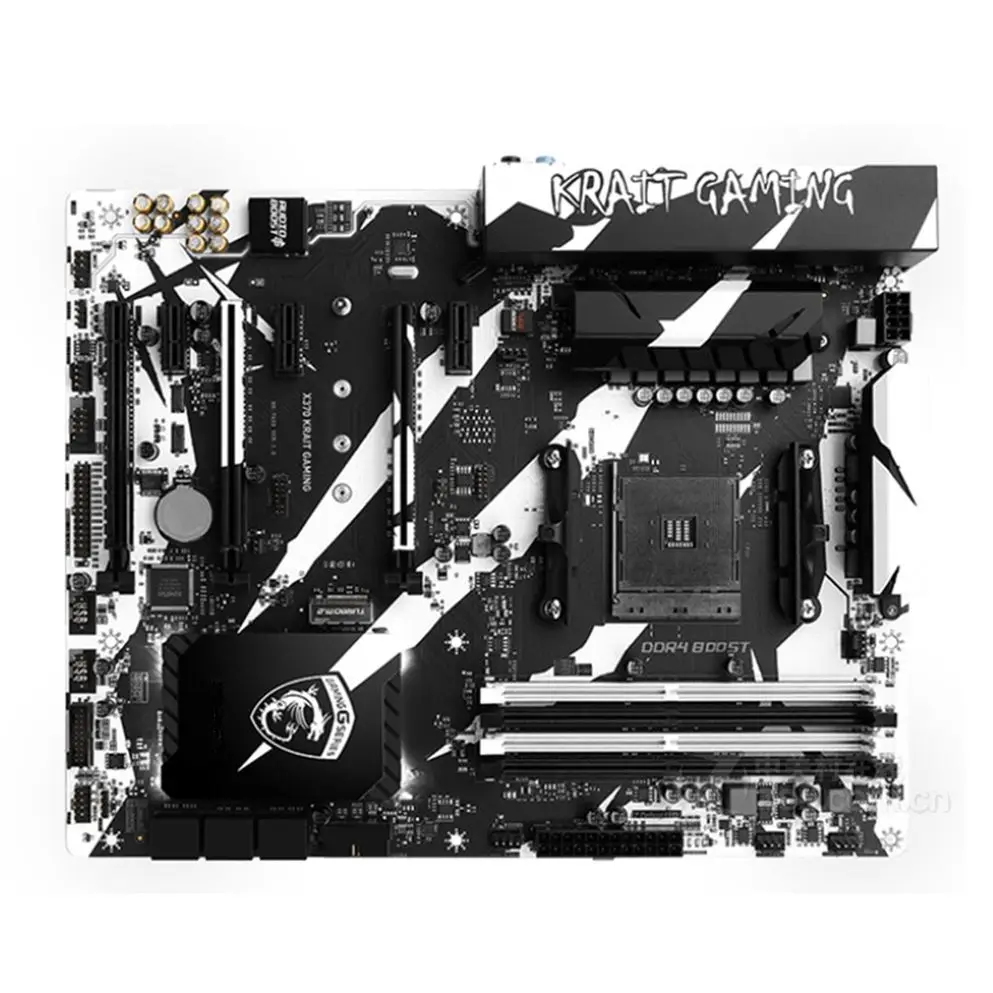 Motherboard Socket AM4 X370 KRAIT GAMING AMD X370 DDR4 AM4 64GB PCI E 3
