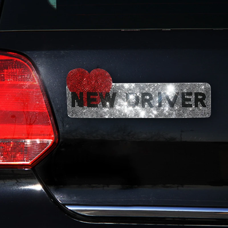 New Driver Car Sticker Auto Reflective Sign Sticker Bumper Car