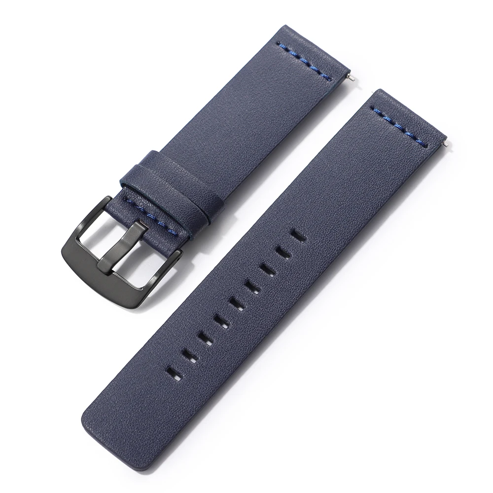 Vintage Brown Genuine Calfskin Leather Quick Release Watch Strap