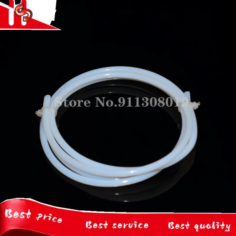 

1M PTFE Tube Clear PiPe J-head hotend RepRap Rostock Bowden Extruder Throat For filament 1.75/3.0mm ID 2mm OD 4mm