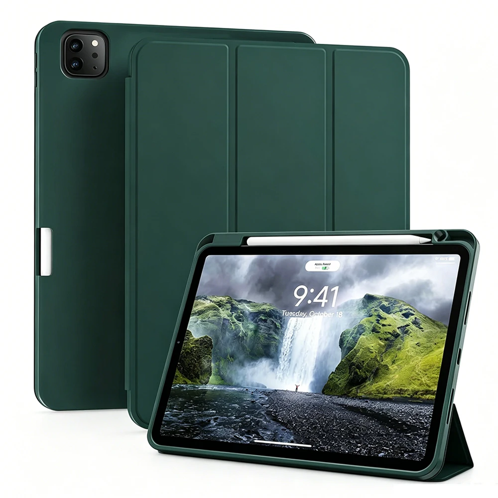 Magnetic Flip Smart Cover with Auto Wake/Sleep Function