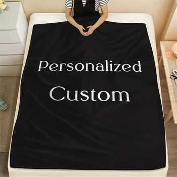 Custom Digital Print Flannel Fleece Blanket 1