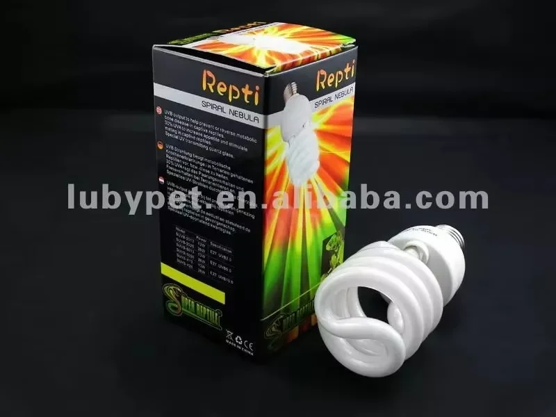 13W Compact Reptile UVB Fluorescent Light 10.0 Long Lasting & Energy Saving Suitable for All Reptile Types