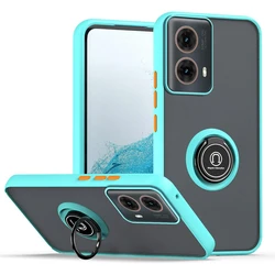 Custodia Shockproof opaca con supporto a anello