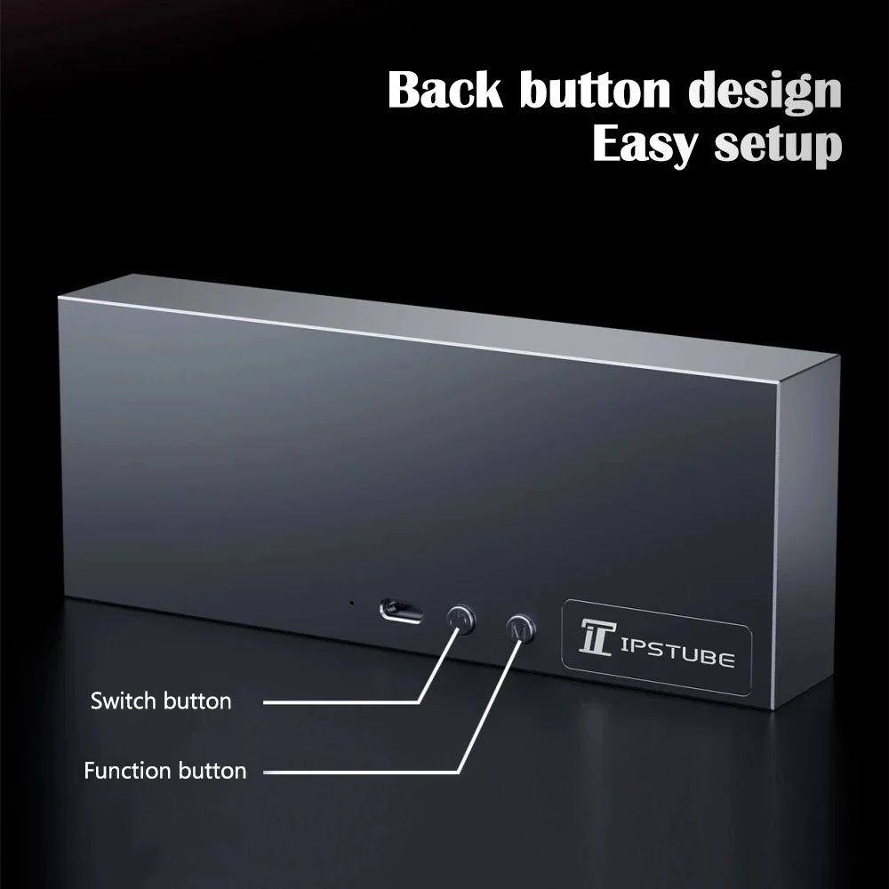 Smart Quantum Clock Night Light with APP - Digital Photo Frame, Touchscreen Weather Calendar Display for Gaming Room/Home Decor view 4