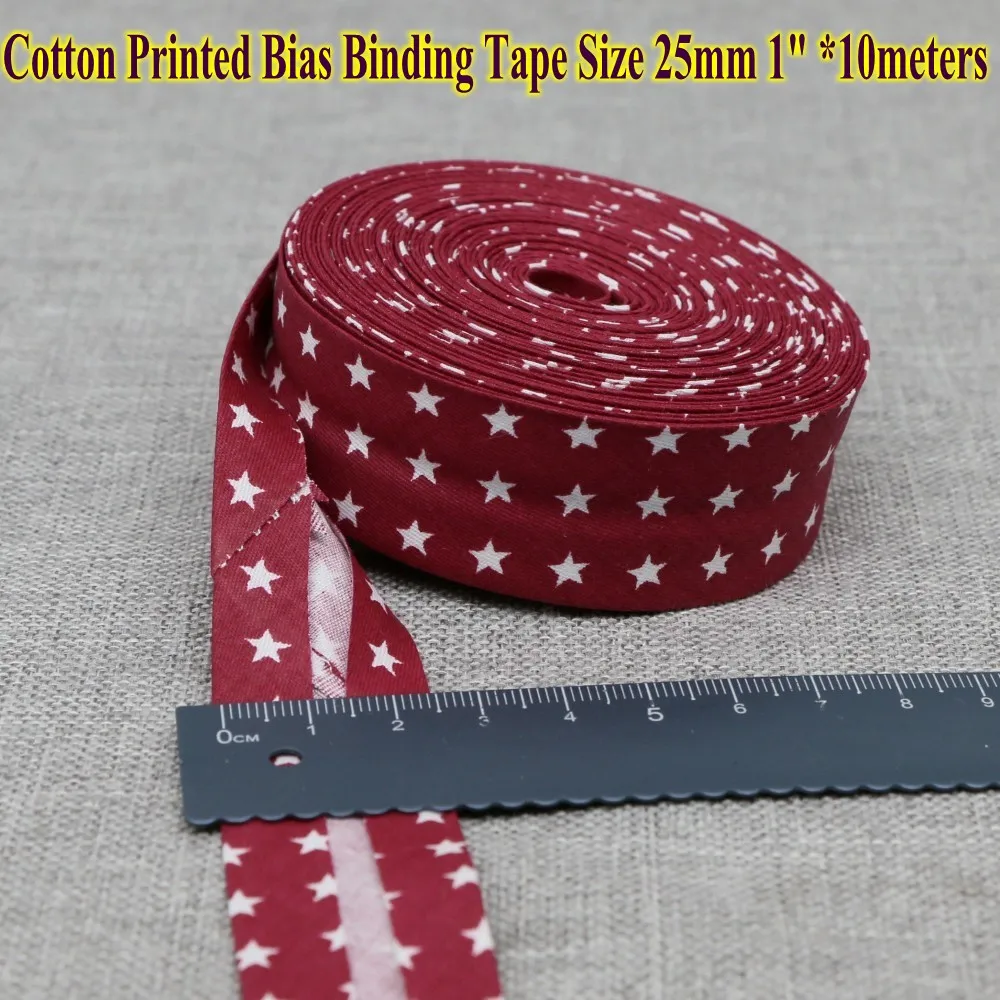 Biais Coton 20 Mm Imprimé Vert - Au Fil De Léontine