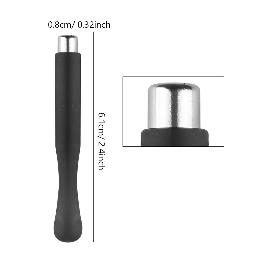 Black Silicone Cylinder Magnet for Gel Polish Strong Magnetic Effect Nail Art Design Tool Cat Eye Effect