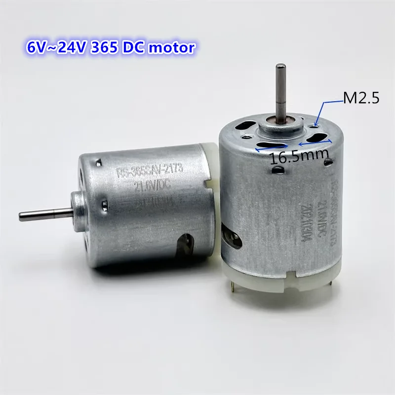 6V-12V-18V-24V-360-365-DC-motor-RS-365SA-high-speed-carbon-brush-motor ...