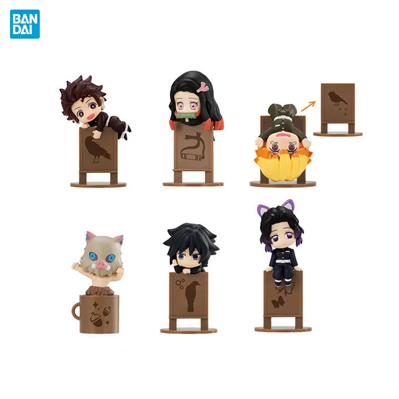 

Bandai подлинный Gashapon рассекающий демонов чай друзья серия Q версия камадо незуко аниме экшн-фигурка Коллекционная модель игрушки